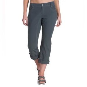 Women’s Kuhl Splash Metro Roll-up Convertible Pants Grey Hiking Active‎ Outdoors